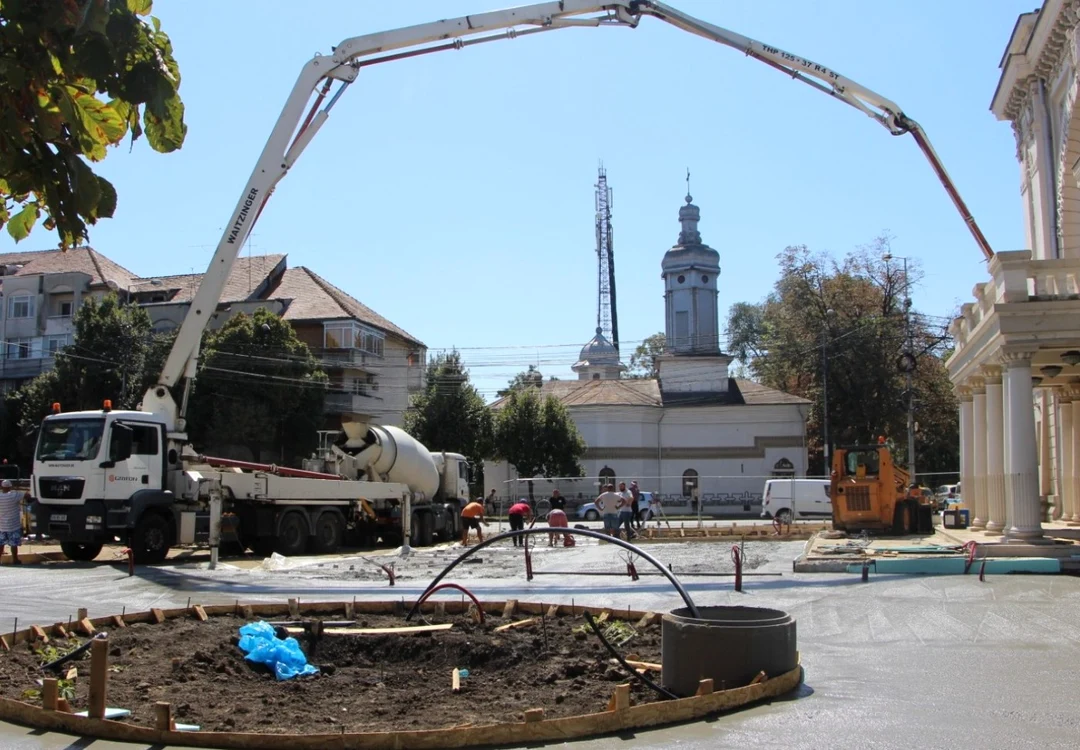 Betonierele Grifon lucrează la foc automat