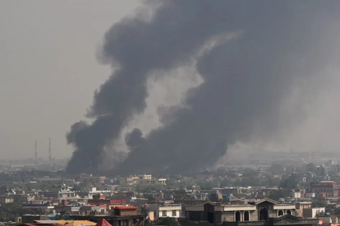 Imagini șocante cu atacul de la KabulFoto AFP