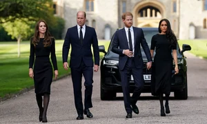 Prințul William, Kate Middleton, Prințul Harry și Meghan Markle, Getty (2) jpg