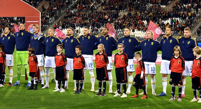 Suedia a refuzat să continue meciul cu Belgia. Foto Profimedia
