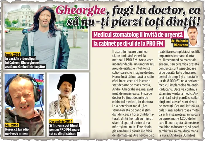 În urmă cu o lună Click! a publicat câteva pozea cu Andrei, care îl dezavantajau