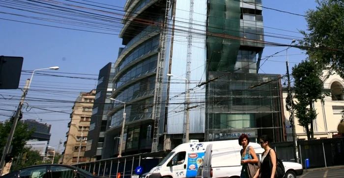 Millenium Tower a luat foc în vara anului 2009. FOTO Adevărul