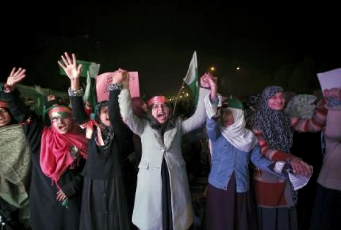 Opoziţia pakistaneză a ieşit în stradă                                                          Foto Reuters