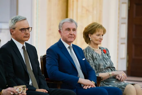 Majestatea Sa Margareta și Principele Radu la Centenarul Institutului Francez. FOTO: Daniel Angelescu, Casa Majestății Sale