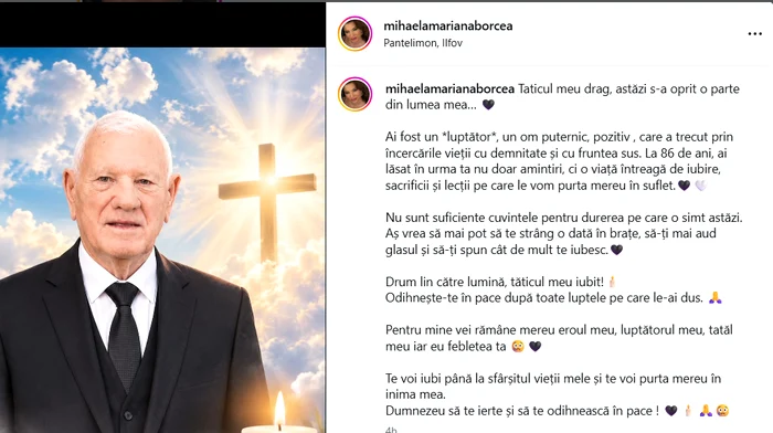Anunțul făcut de Mihaela Borcea. Foto: social media