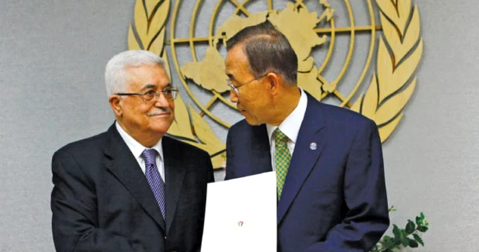 Preşedintele Autorităţii Palestiniene, Mahmoud Abbas, a cerut ONU recunoaşterea unui stat palestinian