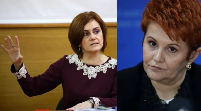 Preşedintele Tribunalului Timiş, Adriana Stoicescu (s), şi preşedintele CA Timişoara, Erica Nistor (dreapta), susţin rezoluţia adoptată la iniţiativa şefilor de tribunale întruniţi la Constanţa FOTO pressalert.ro