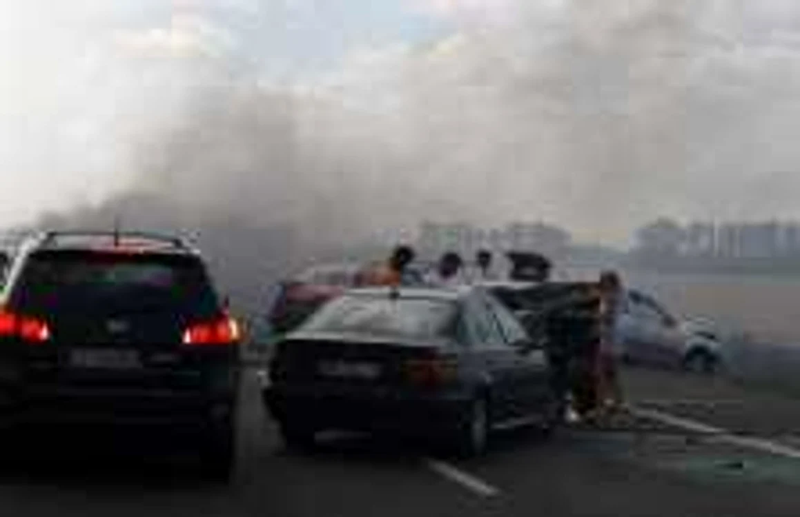 Un incendiu devastator a izbucnit în 2007 în apropierea Autostrăzii Soarelui Foto: Mediafax