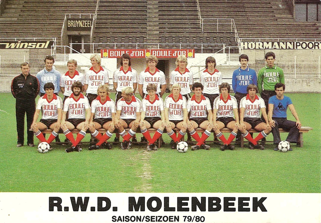 Echipa din Molenbeek, în sezonul 1979-1980