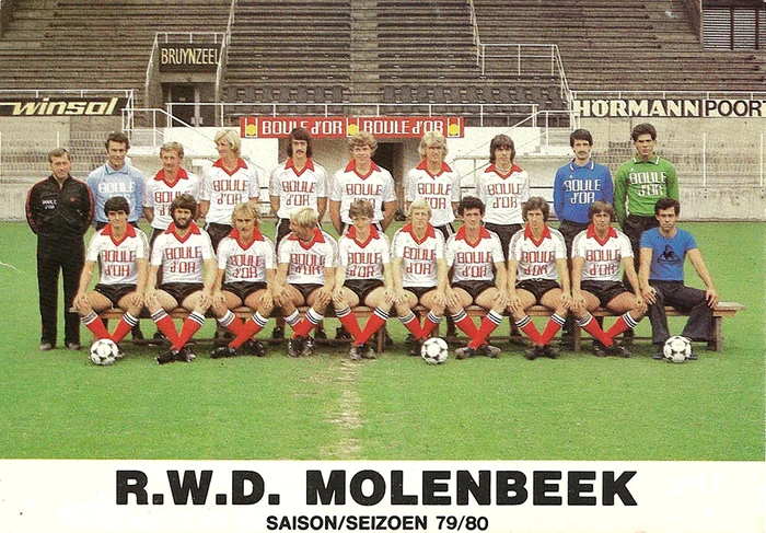 Echipa din Molenbeek, în sezonul 1979-1980