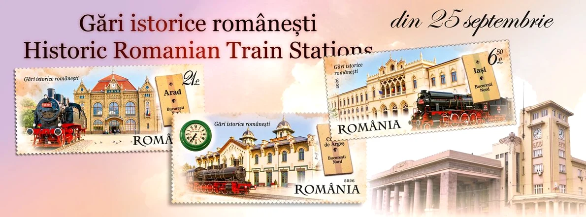 Emisiunea de mărci poștale „Gări istorice românești”