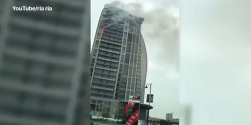 incendiu baku hotel trump