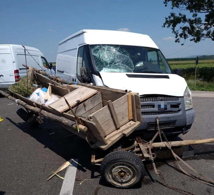 Accidentul a avut loc în Vrancea FOTO IPJ Vrancea