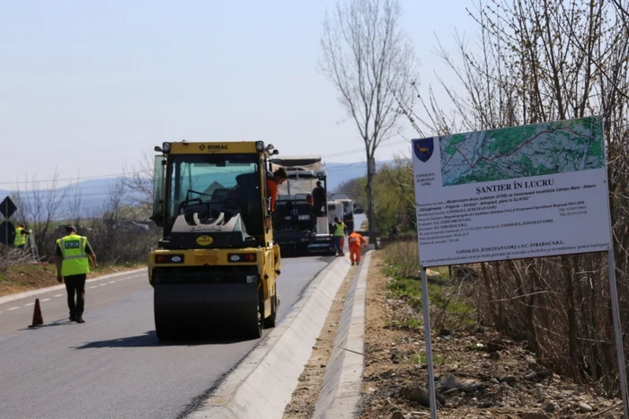 Drumul judeţean în lungime de 25 de kilometri a fost modernizat în totalitate    Foto: Consiliul Judeţean Gorj