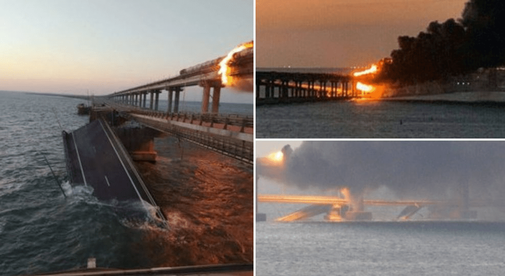 După explozia de pe podul din Crimeea, Putin are două opțiuni, dintre care una ar putea duce la înfrângerea finală 