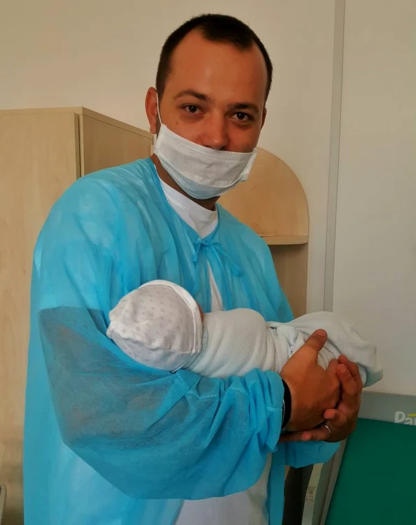 Mihai Morar (33 de ani) s-a întors la maternitatea la care a fost născut