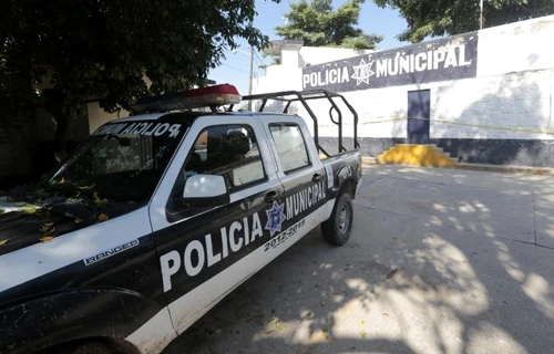 Autovehicul politie Mexic FOTO AFP