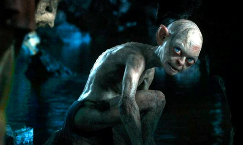Gollum, într o secvenţă din Stăpânul Inelelor jpeg