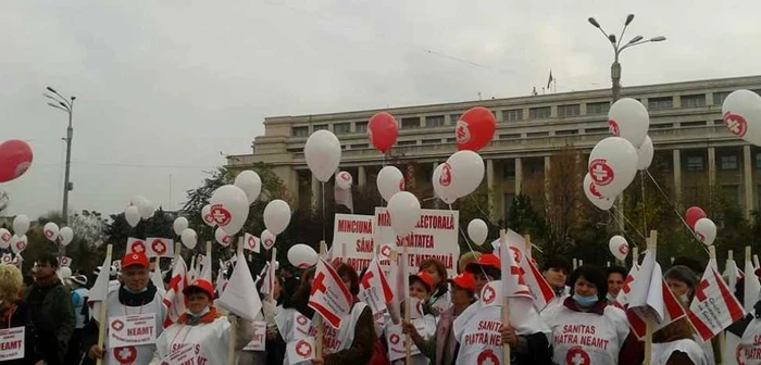 Sindicaliştii din sănătate şi din asistenţă socială au demarat protestele în 23 iunie