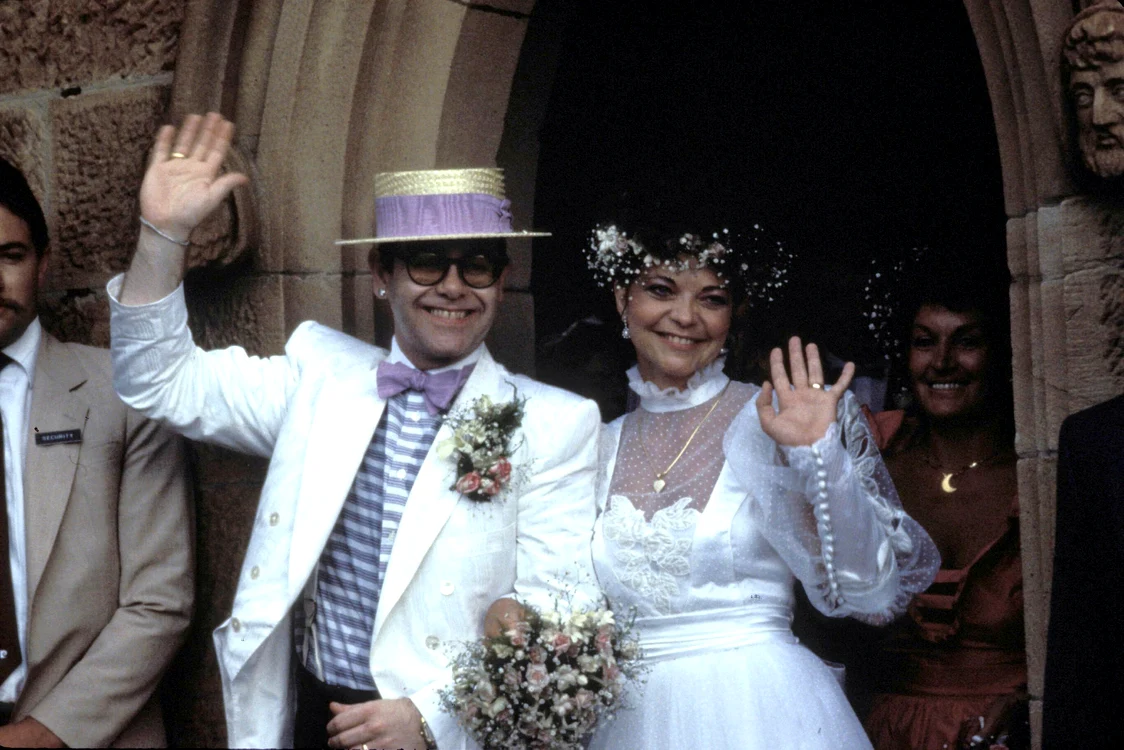 
    Elton John și Renate Blauel s-au căsătorit în 1984 și au divorțat în 1988foto: Getty Images  