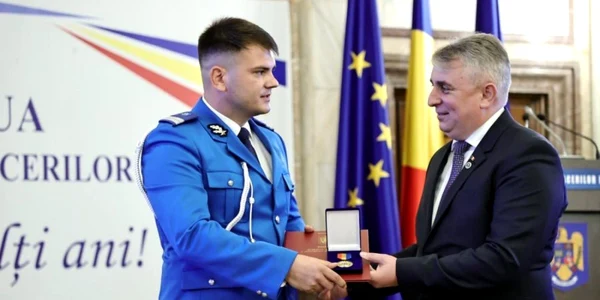jandarm premiat FOTO Ministerul de Interne