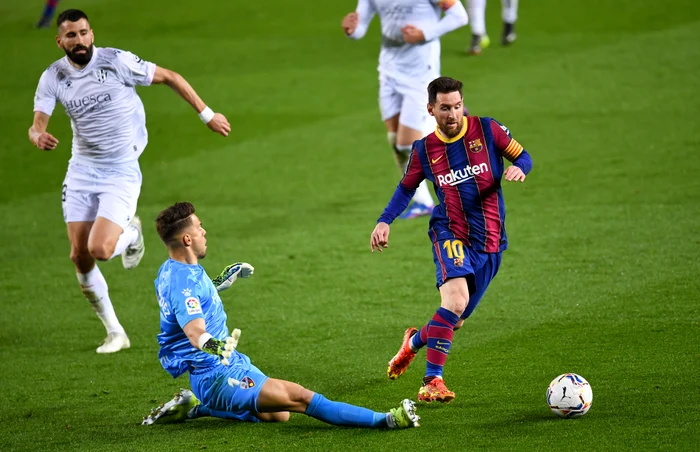 Lionel Messi a reușit „dubla” cu HuescaFoto: Guliver / GettyImages