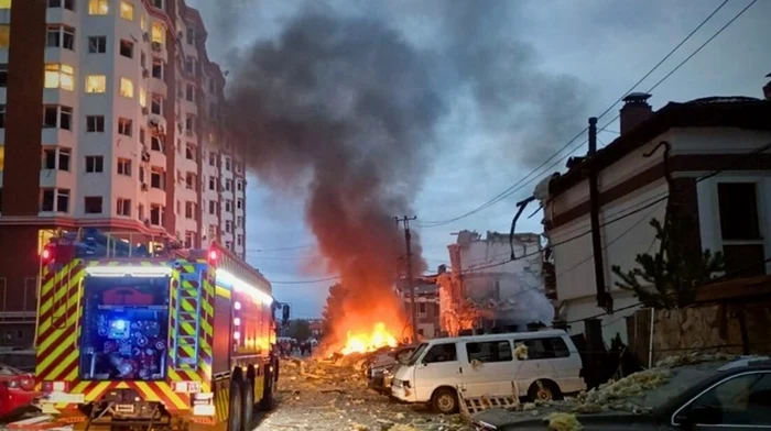 Atac aerian rus FOTO: X