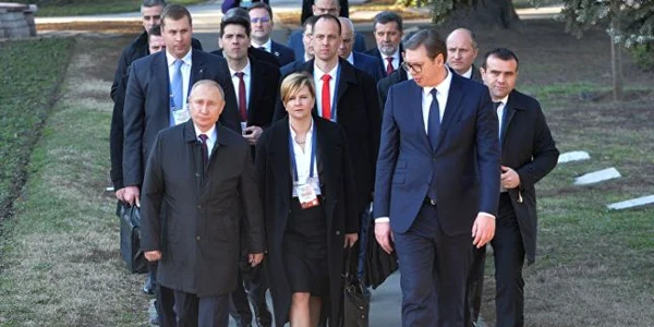 vladimir putin  aleksandr vucic