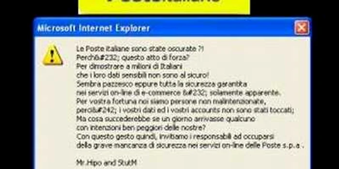 Site-ul Poştei Italiene a fost atacat de hackeri