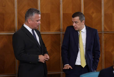 Adrian Veștea și Sorin Grindeanu FOTOINQUAM / GEORGE CALIN