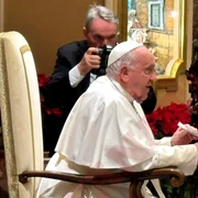 Ioan Varga, întâlnire cu Papa Francisc. Foto Fanatik