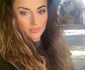 Andreea Sandu, la Mănăstirea Pantocrator foto: Facebook 