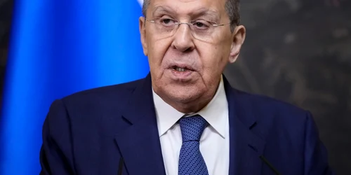 Ministrul rus de externe Serghei Lavrov la o conferință de presă la Moscova FOTO EPA EFE jpg