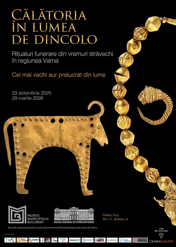 Aernisajul expoziției „Călătoria în lumea de dincolo. Ritualuri funerare din vremuri străvechi în regiunea Varna”