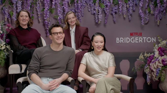 Cei patru actori din „Bridgerton“, în cadrul interviului pentru „Weekend Adevărul“