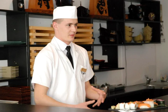 Gabi Georgiu FOTO: pagina de Facebook a Tokyo Japanese Restaurant din Cluj-Napoca