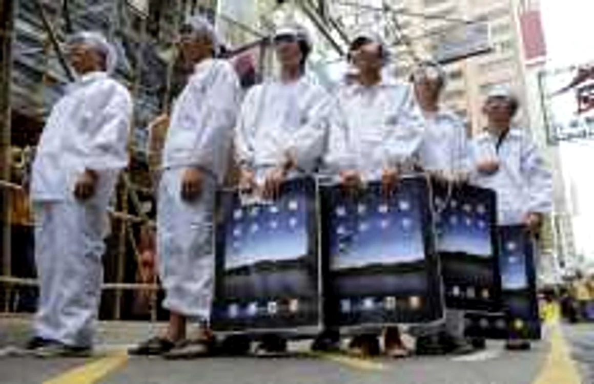 Foxconn a fost în mijlocul unor scandaluri care aveau ca subiect condiţiile de muncă FOTO Mediafax AFP