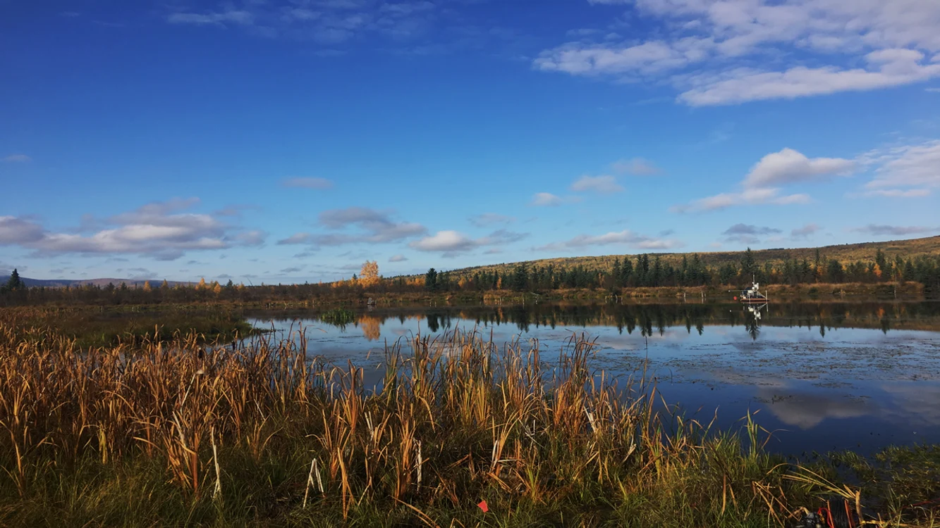 Big Trail Lake, unul dintre noile lacuri din Alaska FOTO USGS