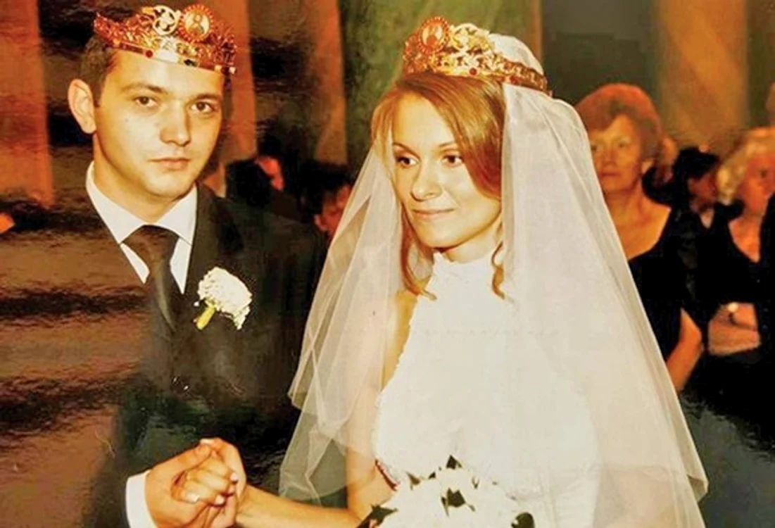 Mihai şi Gabriela, în ziu în care au devenit o familie