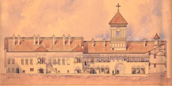 Mănăstirea Horezu - Vâlcea - singurul lăcaş de cult din Oltenia în patrimoniul UNESCO - faţada sudică - cea care a supravieţuit vitregiilor vremurilor Foto Adevărul