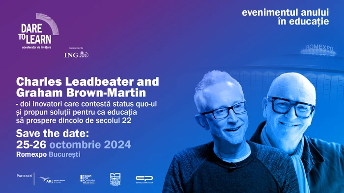 Charles Leadbeater si Graham Brown Martin Dare to Learn jpg