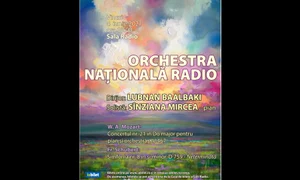 Dirijorul libanez Lubnan Baalbaki și pianista Sînziana Mircea, în primul concert cu public la Sala Radio jpeg