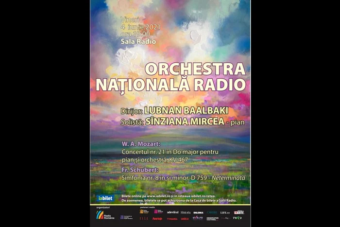 Dirijorul libanez Lubnan Baalbaki și pianista Sînziana Mircea, în primul concert cu public la Sala Radio jpeg