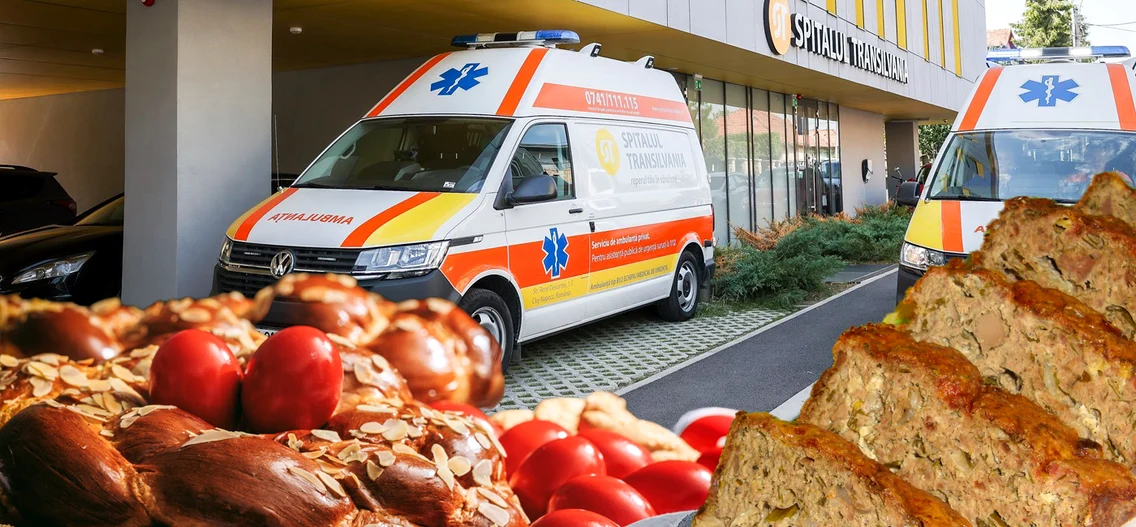 Mâncați cu măsură, ca să nu ajungeți, cu indigestie, la spital 