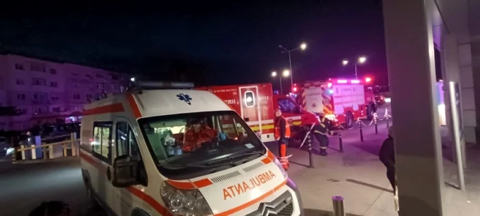La Medgidia a fost activat planul roşu de intervenţie. Foto Facebook