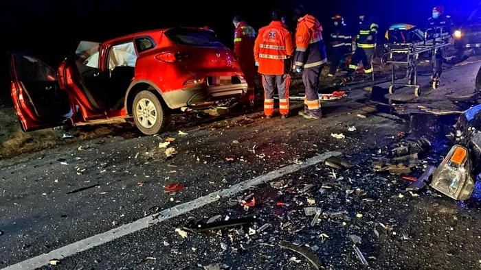 Accidentul a avut loc pe DN2 Bucureşti-Urziceni FOTO IPJ Ialomiţa