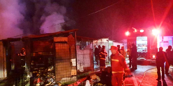 incendiu hala carei in jud satu mare foto presasm jpeg