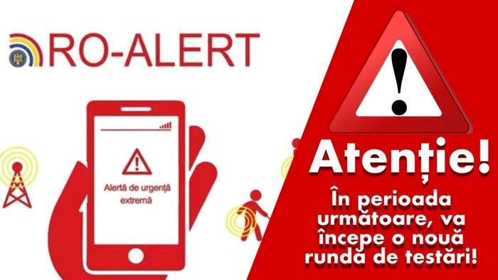 Aplicaţia „Ro Alert“ este deja instalată în telefoanele mobile fabricate din anul 2018