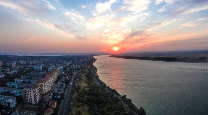 Faleza din Galați, cea mai lungă din Europa, va fi modernizată. Foto: Facebook/Faleza Galați 