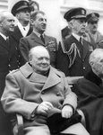 Winston Churchill, Franklin D. Roosevelt și Iosif Stalin, la conferința de la Ialta (© The Library of Congress)